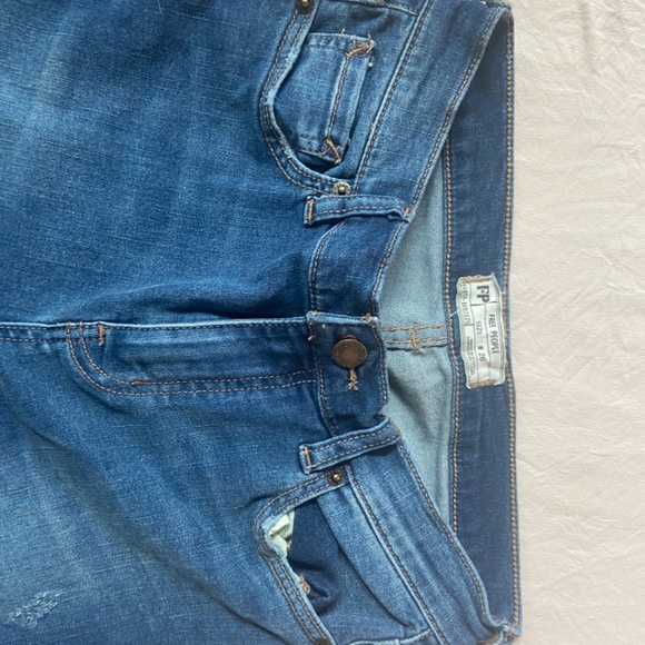 free people great heights frayed skinny jeans - Picture 3 of 7